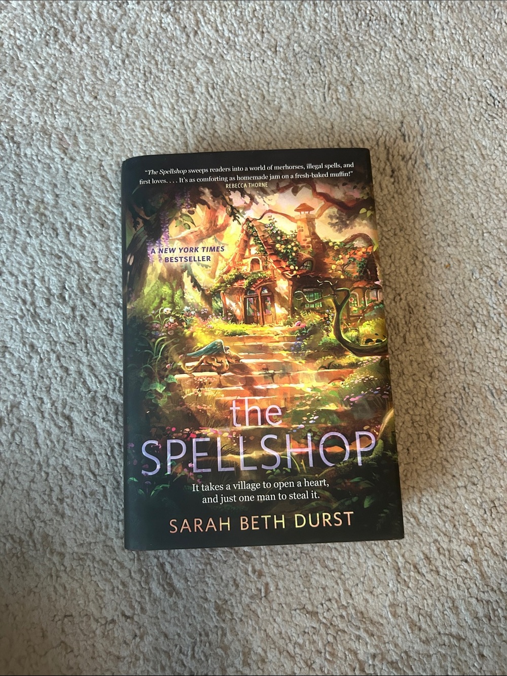 The Spellshop by Sarah Beth Durst - Illustrated Fantasy Paperback, Multicolor